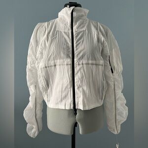 FP Movement Packable Windbreaker Jacket White XS NWT Cropped